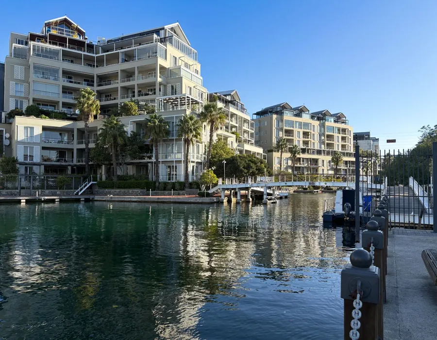 Stock photo: waterfront apartments in Cape Town